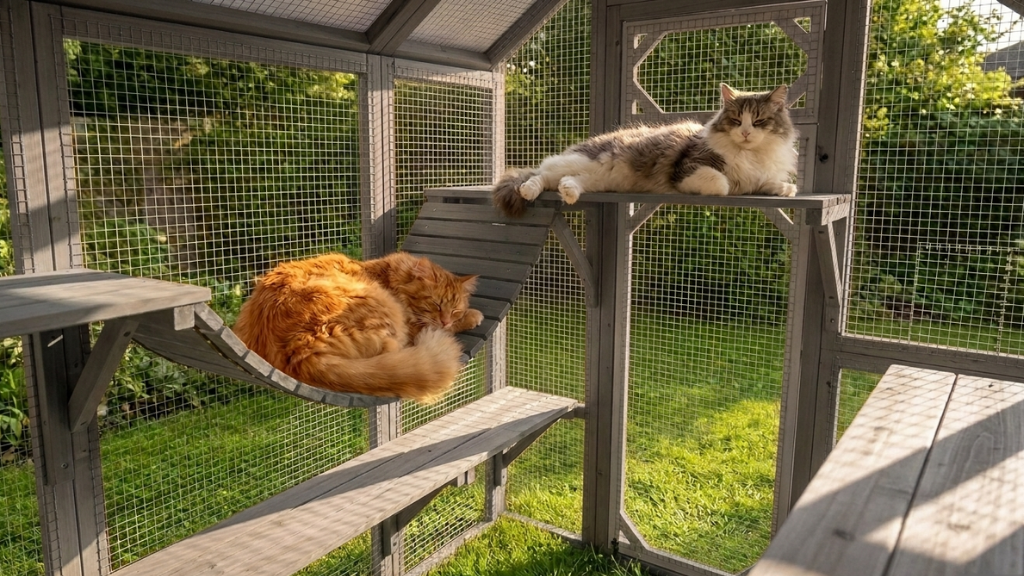 DIY Catio vs. Pre-Built