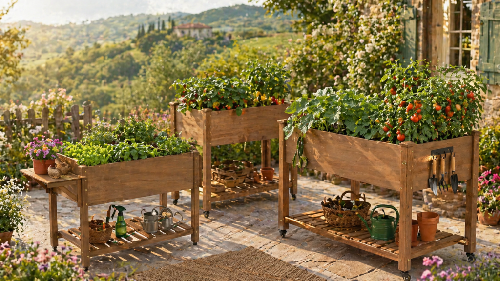 Patio Raised Garden Beds