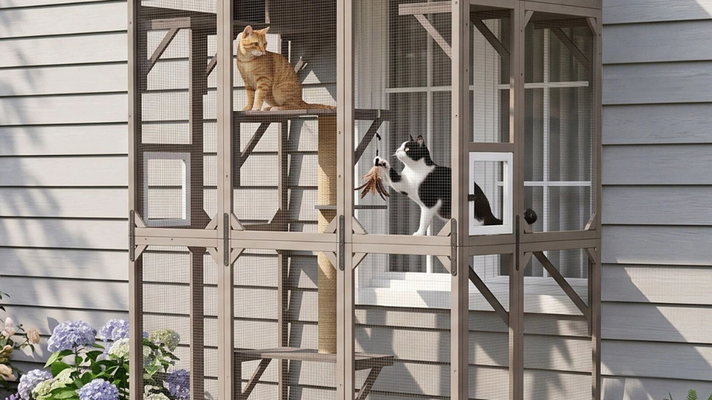 Large Window-Mounted Catio