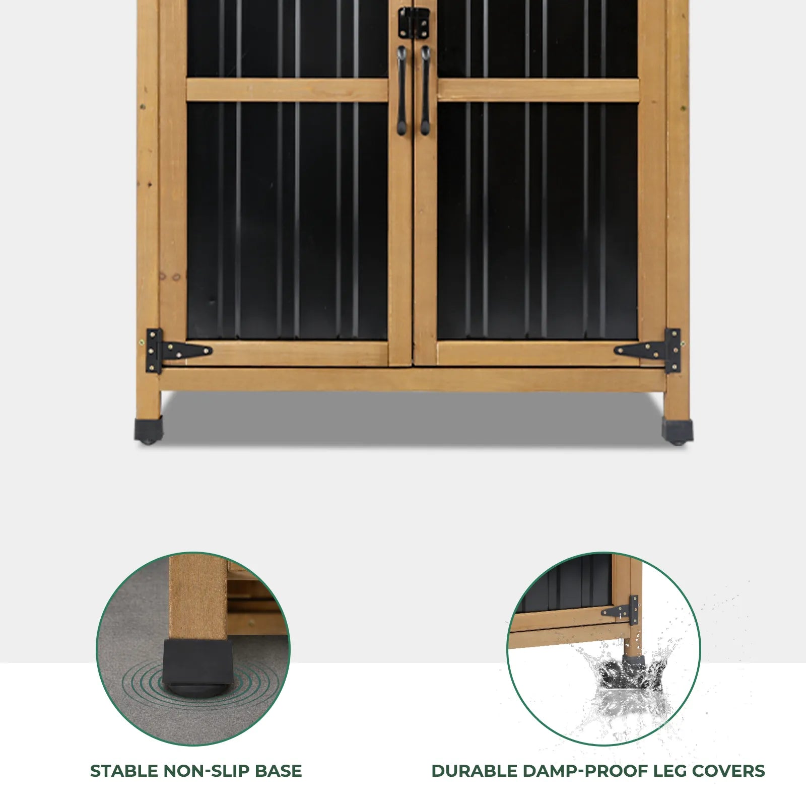38.8″L Outdoor Storage Shed, Garden Storage Cabinet-GF31