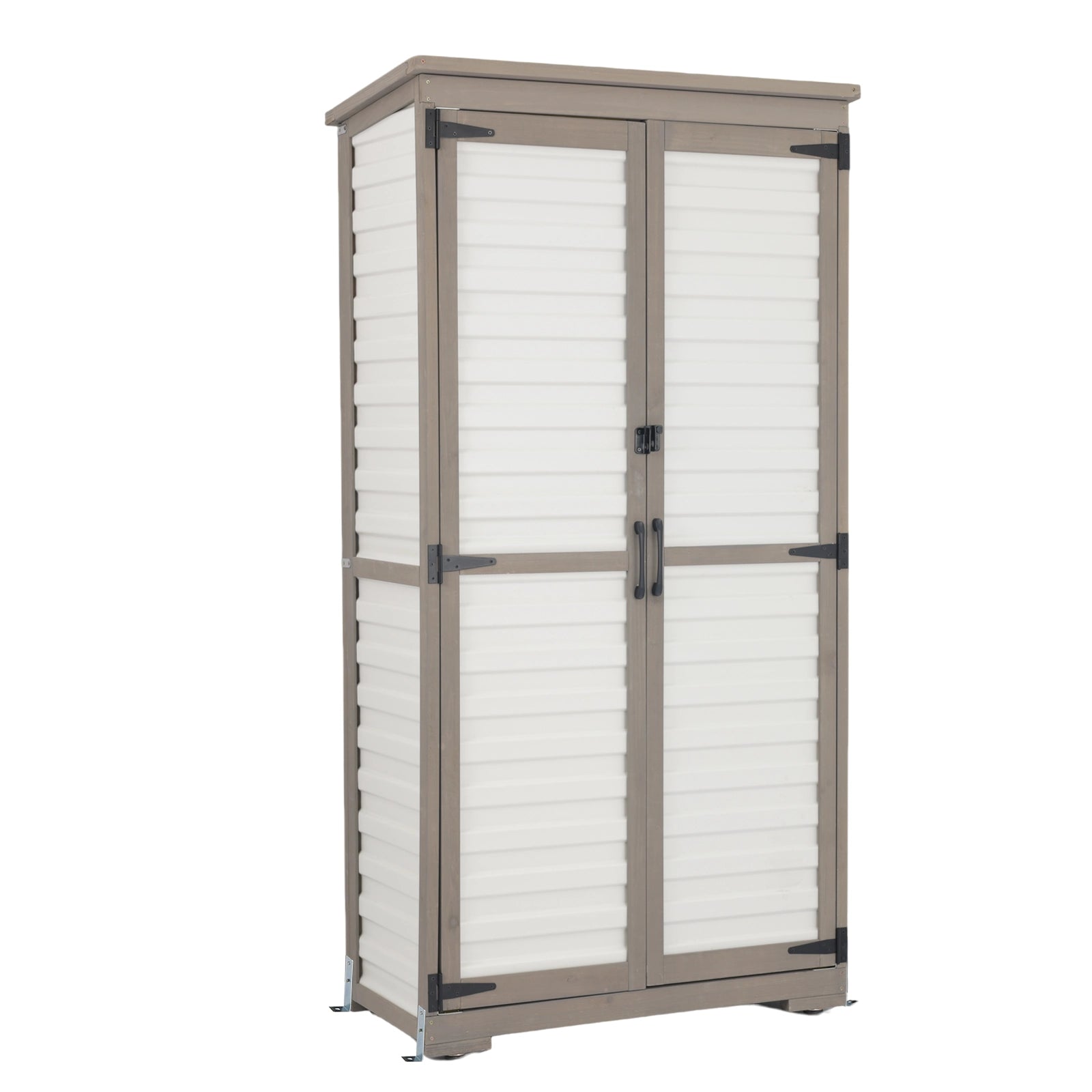 Indoor & Outdoor Waterproof Storage Cabinet with Shelves -GF32
