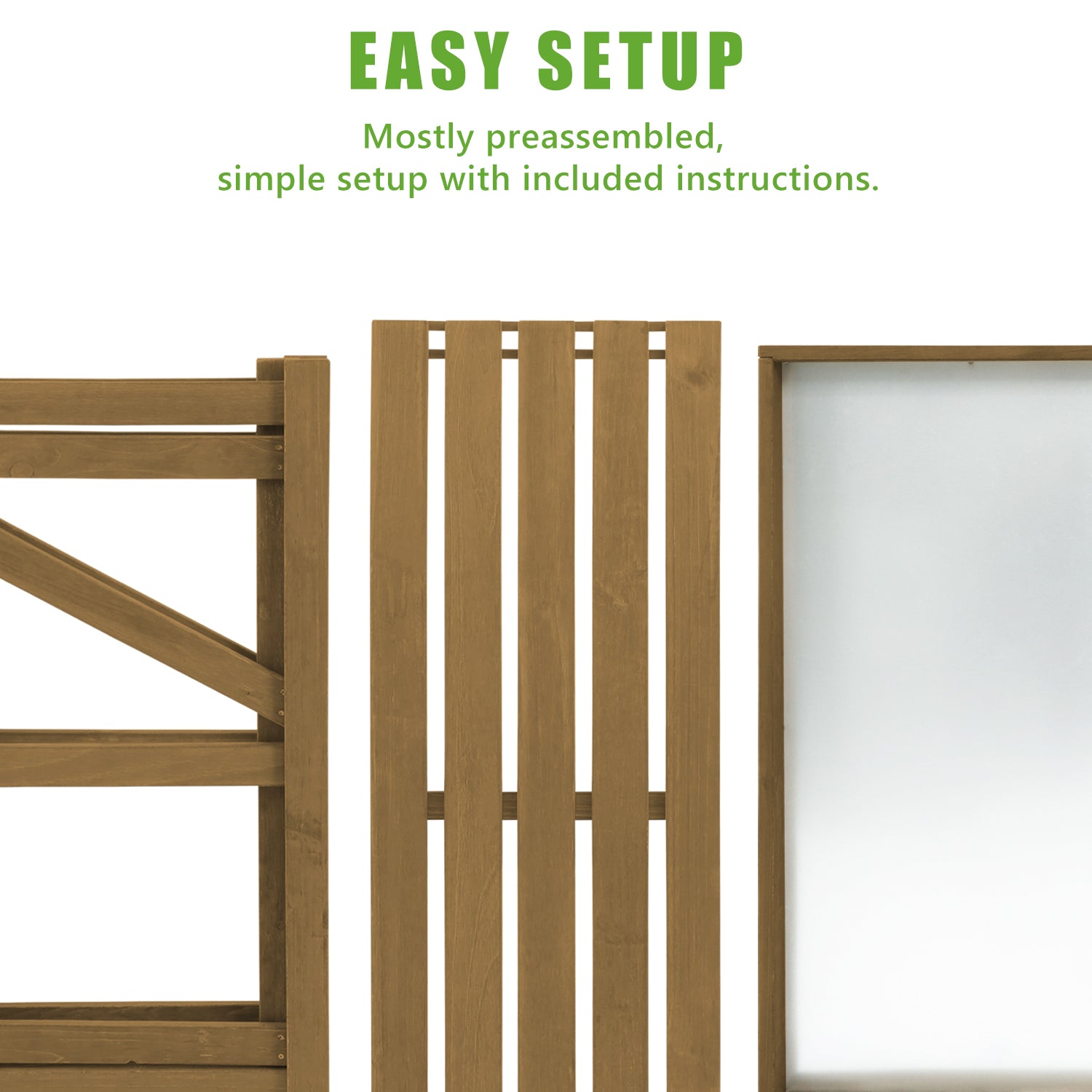 Galvanized metal work surface on outdoor gardening bench