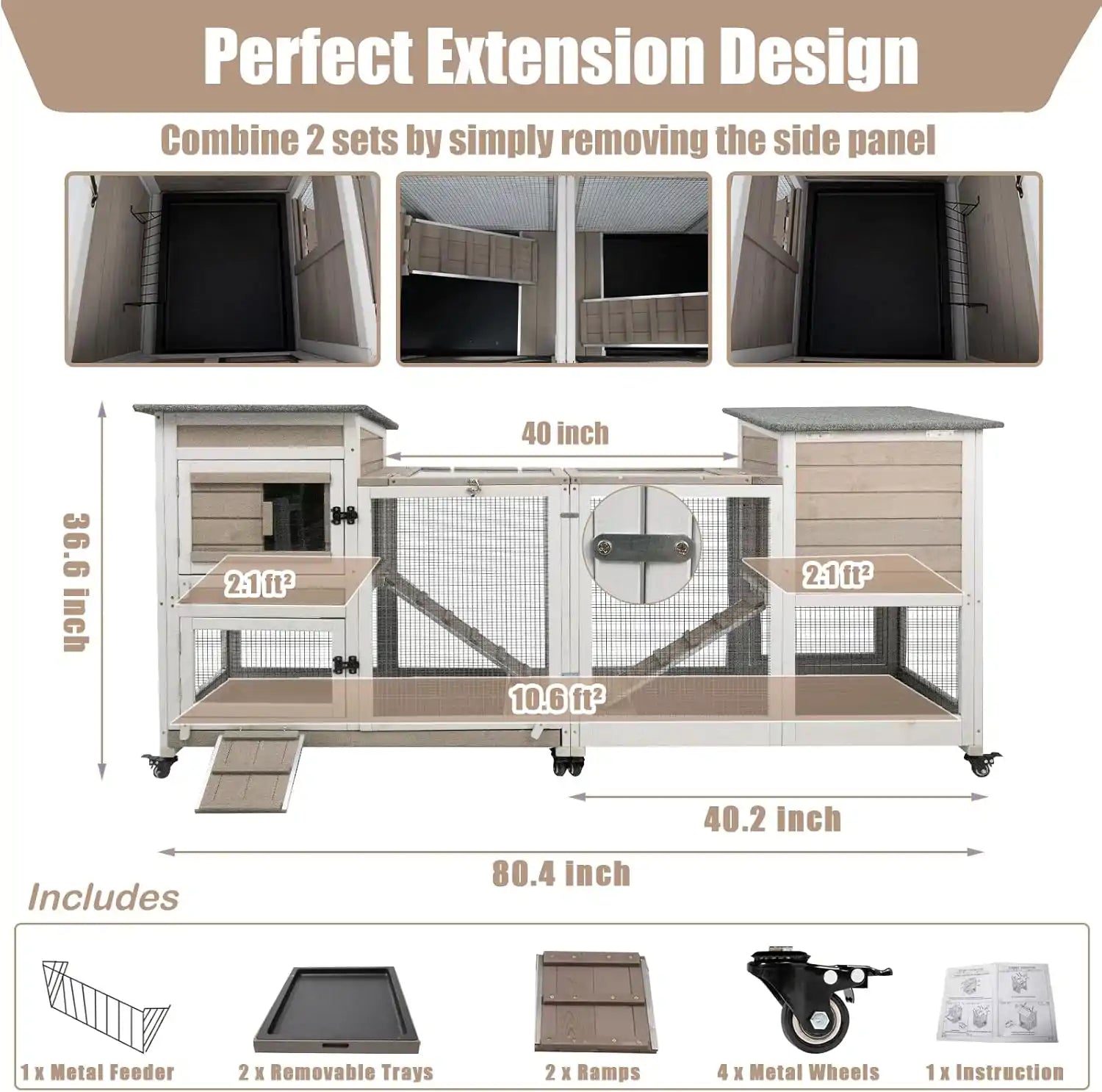 Removable tray design for easy daily cleaning