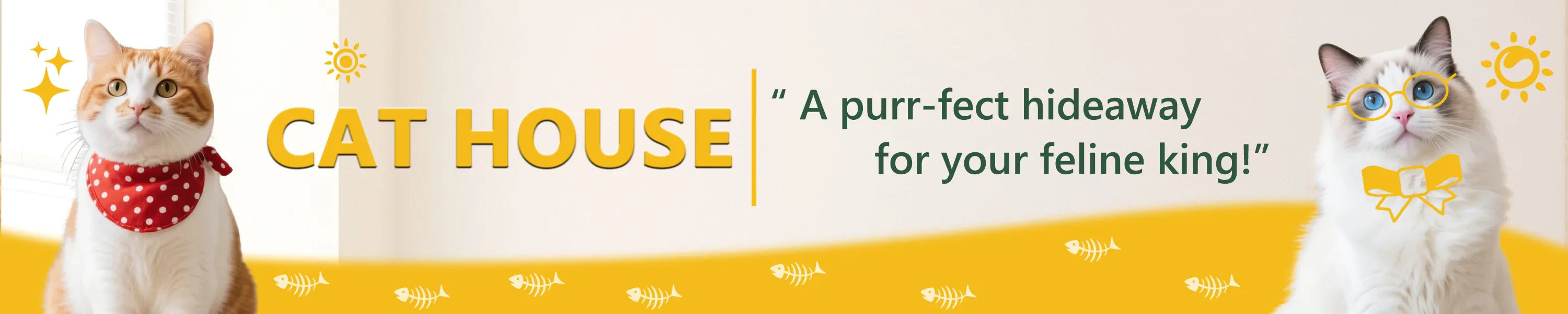 Weatherproof cat house for indoor and outdoor use