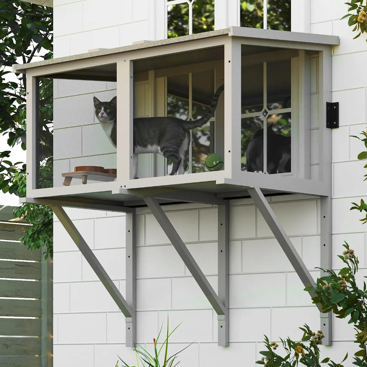 Cat Window Box Window Catio Outdoor Enclosure PET07