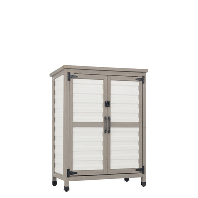 38.8″L Outdoor Storage Shed, Garden Storage Cabinet-GF31