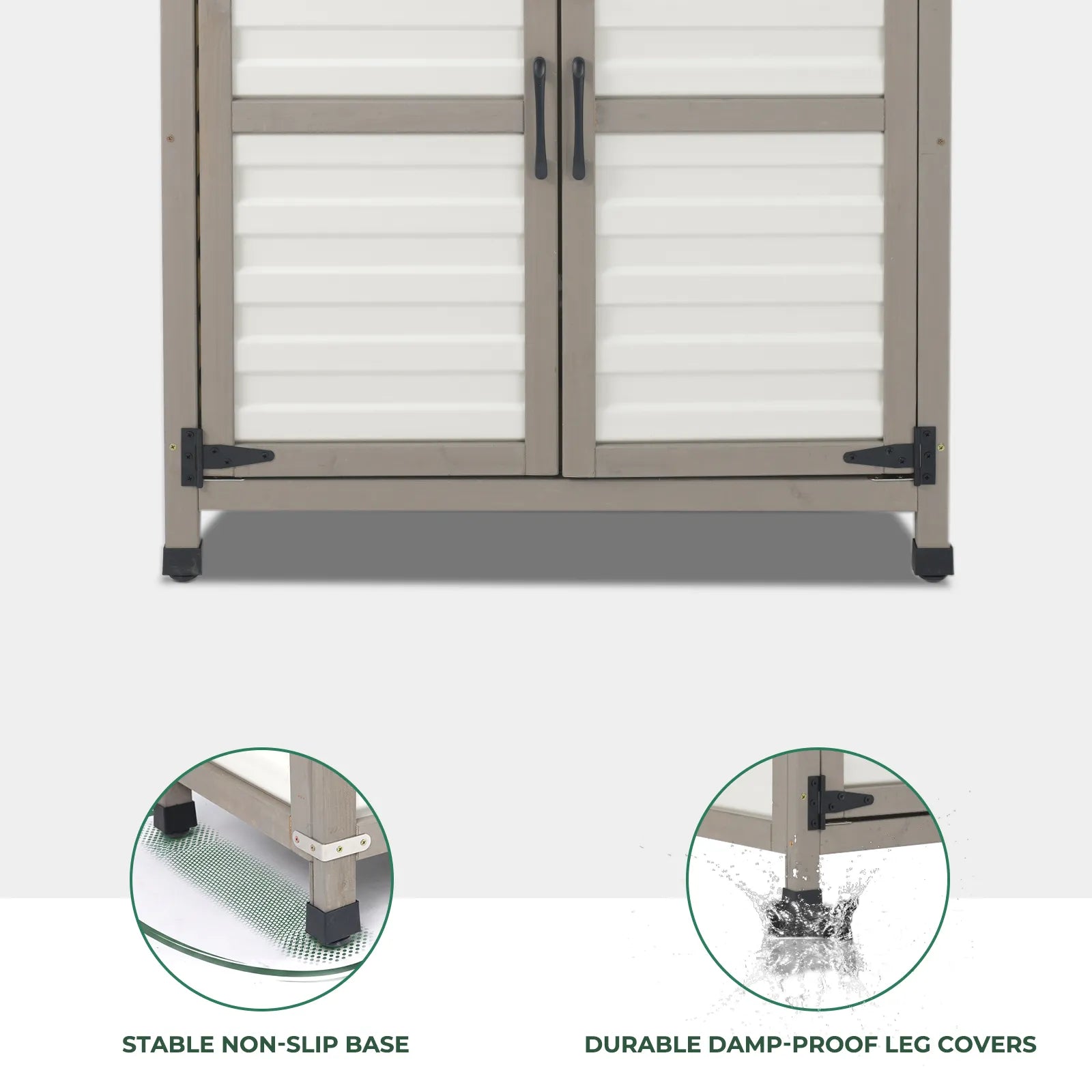 38.8″L Outdoor Storage Shed, Garden Storage Cabinet-GF31