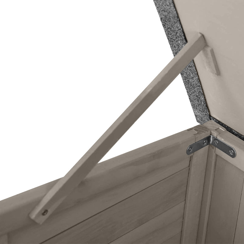xl dog house with hinged roof support