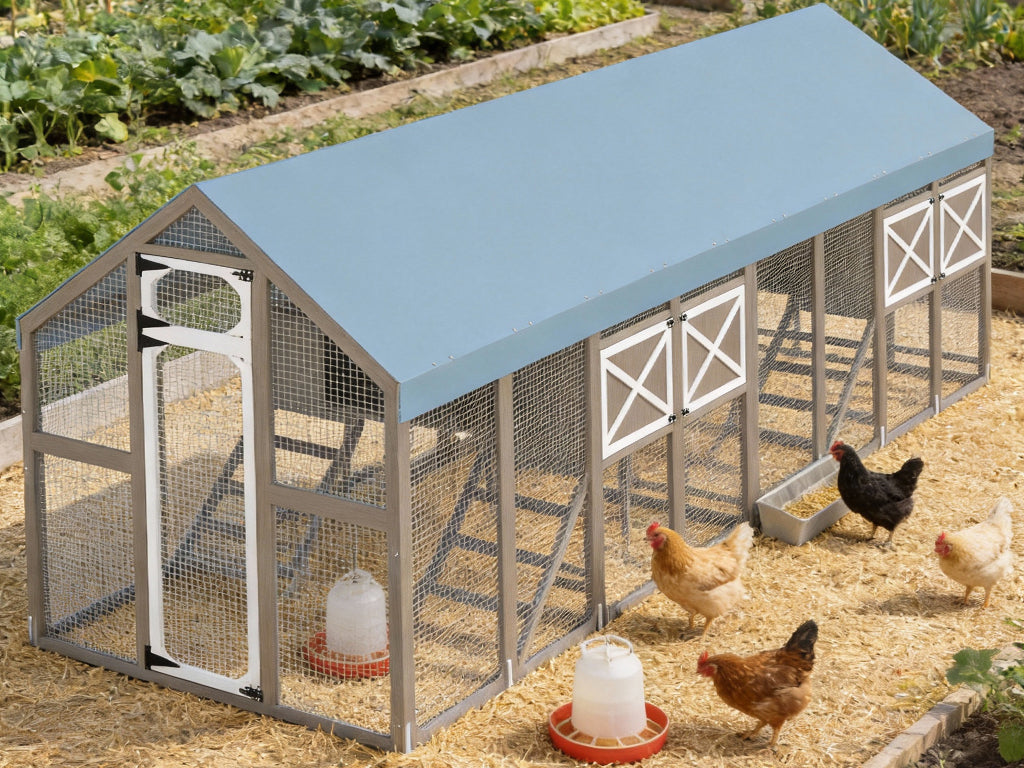 expandable walk in chicken coop