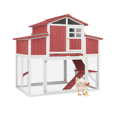 Medium Chicken Coop Predator-Proof for 2–4 Chickens Expandable to Large Coop