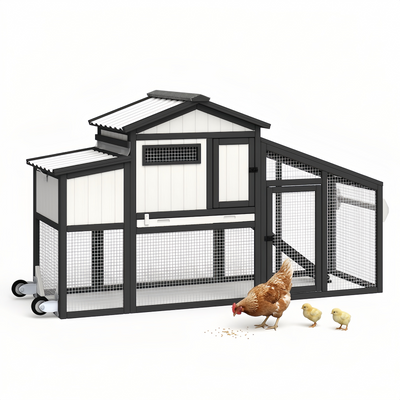 Modular Small Chicken Coop with Run for 2–3 Chickens - PET06