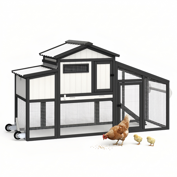 Modular Small Chicken Coop with Run for 2–3 Chickens - PET06