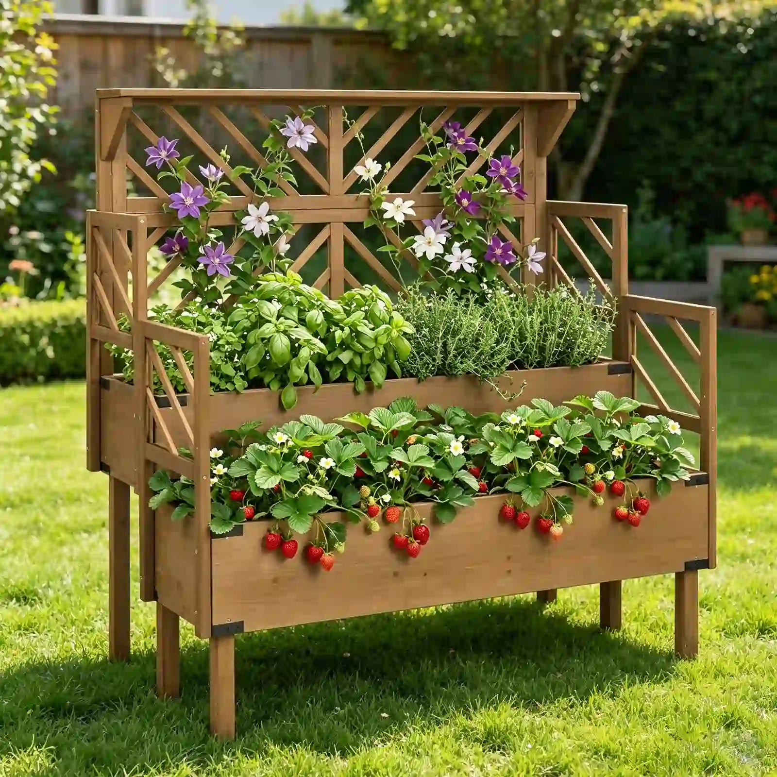 Raised garden beds