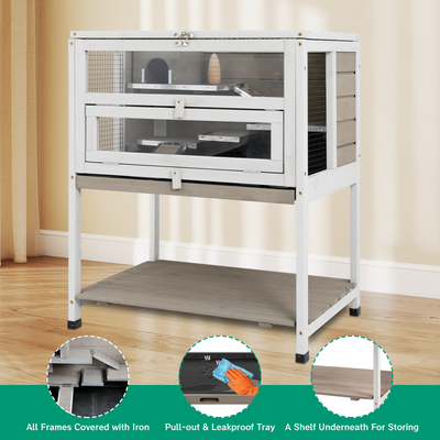 Close-up of safety lock and ventilation panels