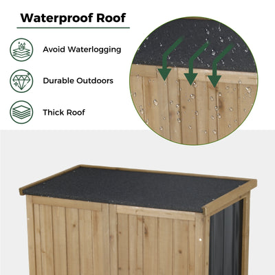 Indoor & Outdoor Waterproof Storage Cabinet with Shelves -GF32