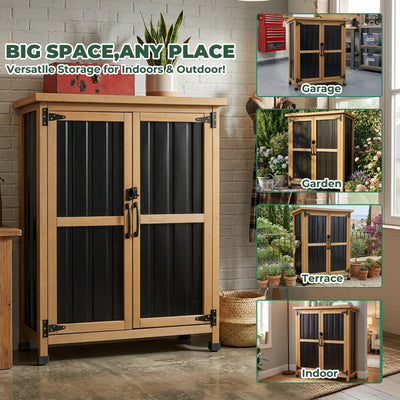 38.8″L Outdoor Storage Shed, Garden Storage Cabinet-GF31