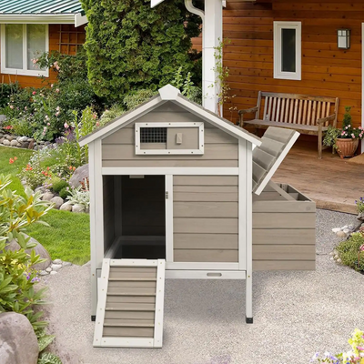 36″ Raised Hen House with Removable Tray-PET26