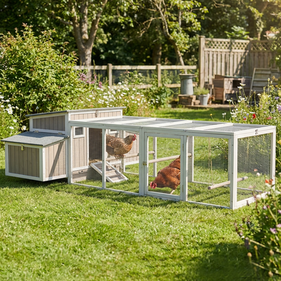Medium Chicken Coop with Nesting Boxes for 3-5 Chickens - PET84