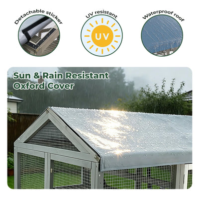 4-Story Large Catio Outdoor Enclosure with Waterproof Roof-PET90