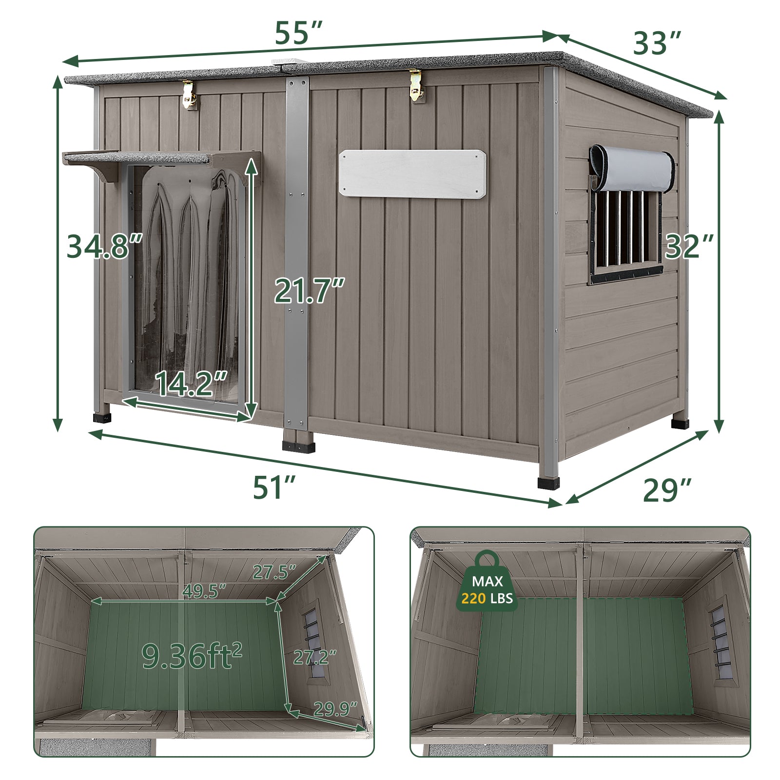 XL Dog House (55
