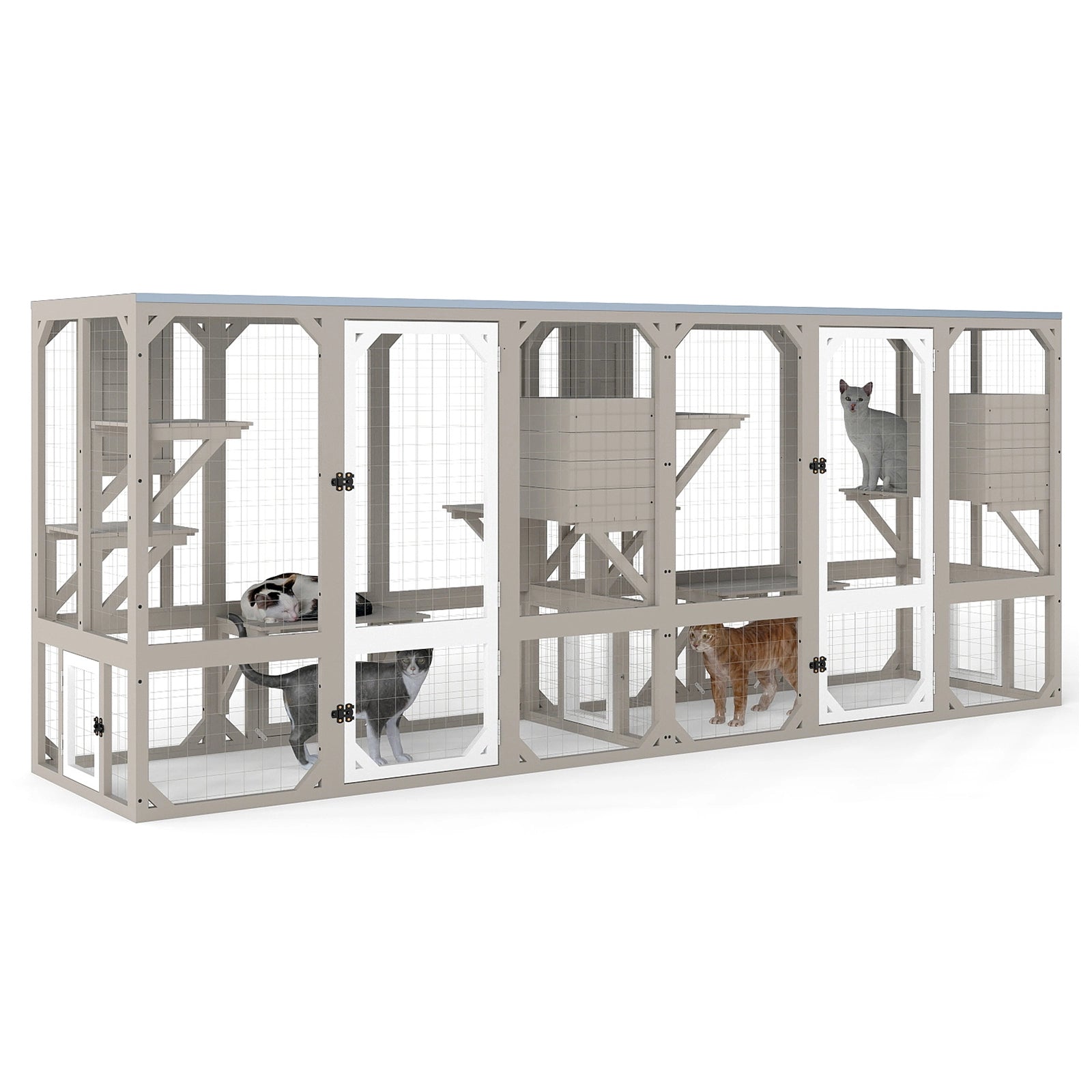 Medium Walk-In  Catio Enclosure with Window Access-PET78