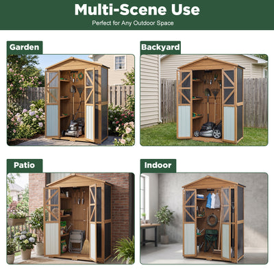 Extra Large (72.24 ″ Tall) Outdoor Storage Cabinet with Adjustable Shelves & Anti-Tip Kit - GF42
