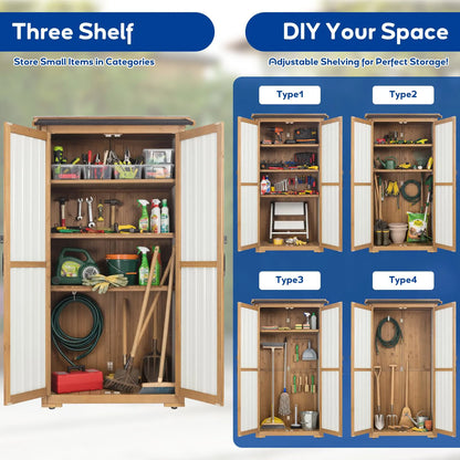 Spacious Garden Storage Shed for Tools and Equipment