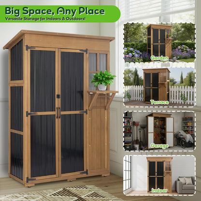 PETSCOSSET Backyard Cabinet Storing Garden Tools