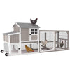 Medium Chicken Coop with Run for 4-8 Chickens Expandable to Large Coop - PET24