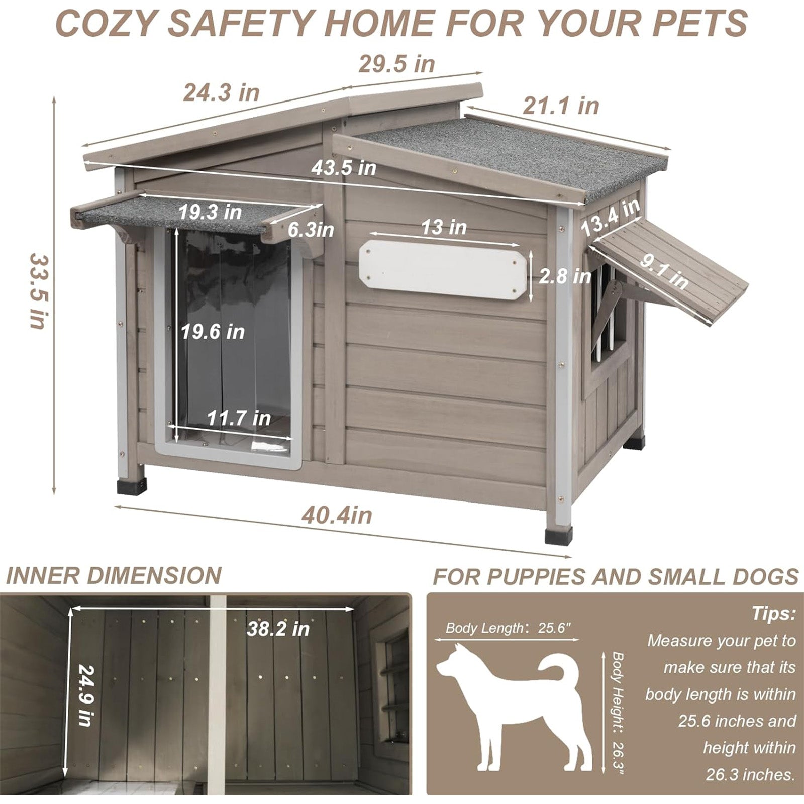 Medium Dog House（38.2