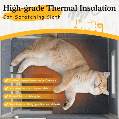 Outdoor cat house with 4 doors for ventilation and easy access