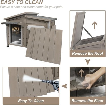 Dog house with reinforced iron frame for anti-chewing protection