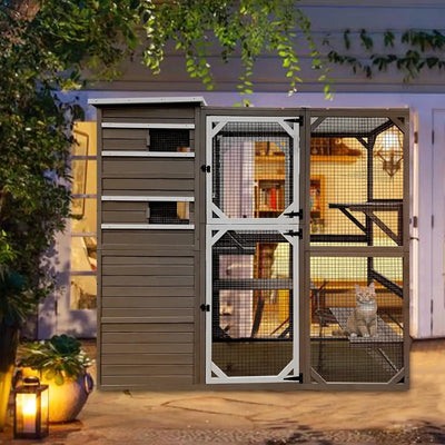 Catio -Wooden Weatherproof Multi-Platform-CAT17 – Petscosset
