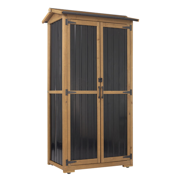 Large ( 69"Tall) Outdoor Storage Cabinet with Shelves, Waterproof - GF37