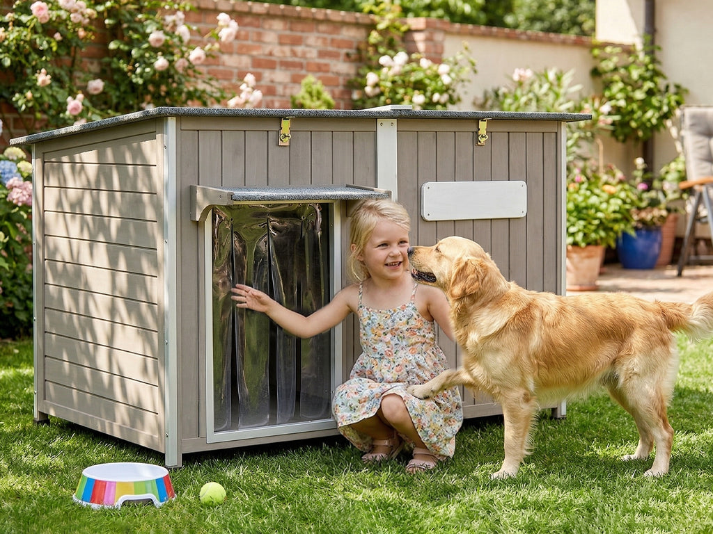 xl dog house for big dogs in backyard