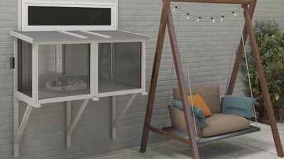 Cat Window Box, Window Catio Outdoor Enclosure-PET07