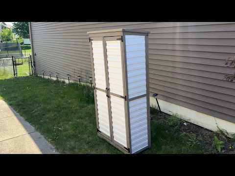 Indoor & Outdoor Waterproof Storage Cabinet with Shelves -GF32